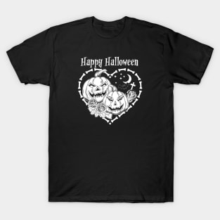 Halloween love couple T-Shirt